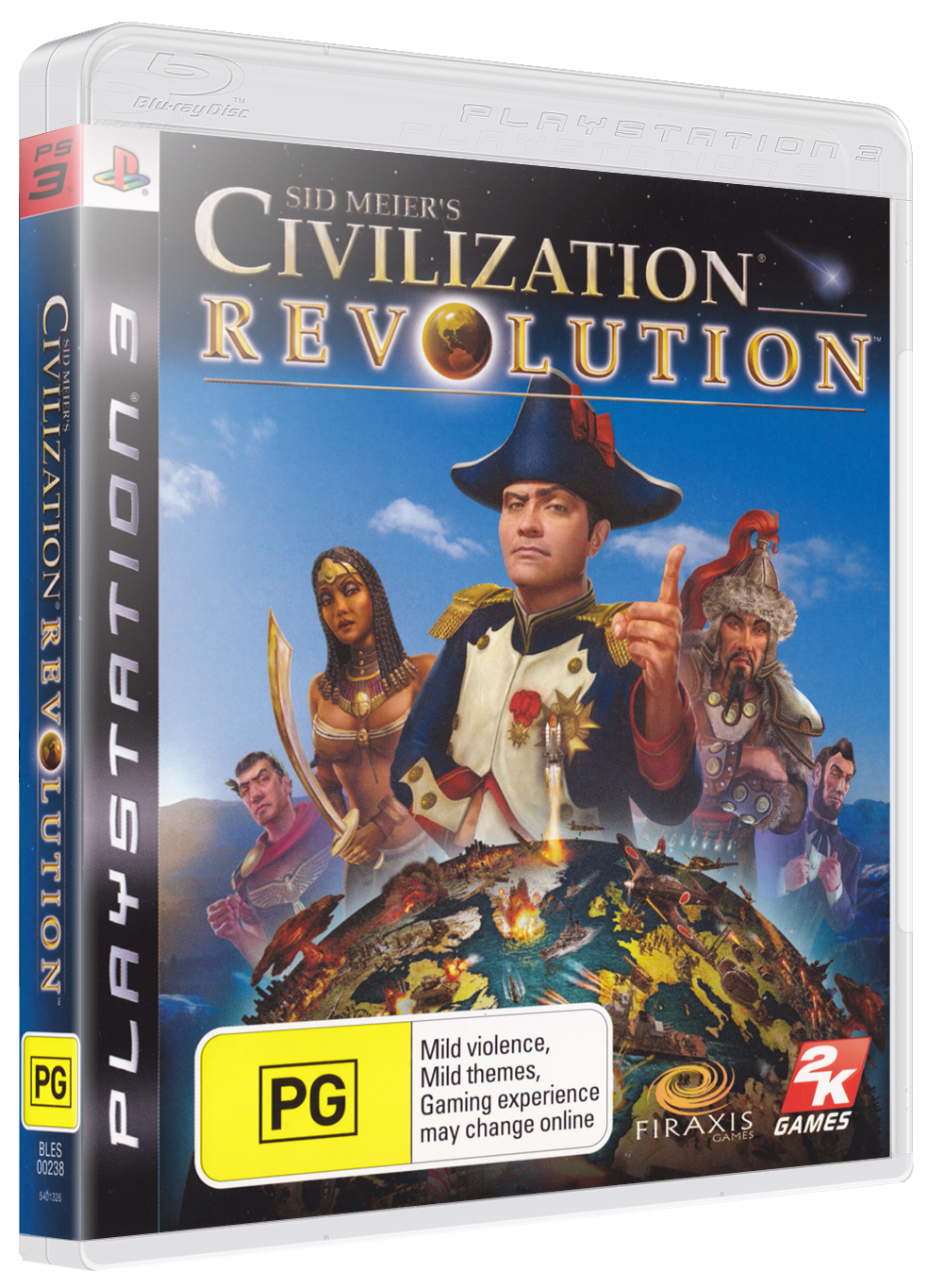 Civilization Revolution box art for Playstation 3